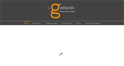 Desktop Screenshot of hotel-les-goelands.com